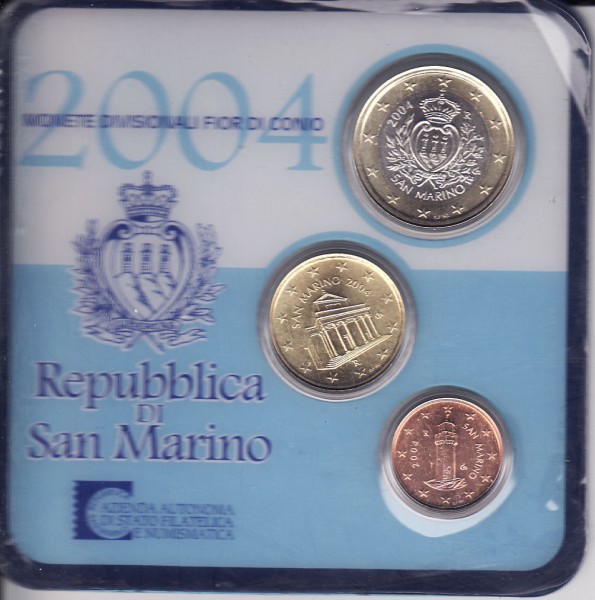 (afbeelding voor) Mini kit San Marino 2004 BU